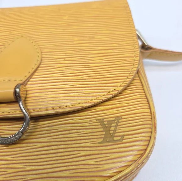 Louis Vuitton Saint-Cloud Mini Tassiri Yellow Epi Leather shoulder bag.